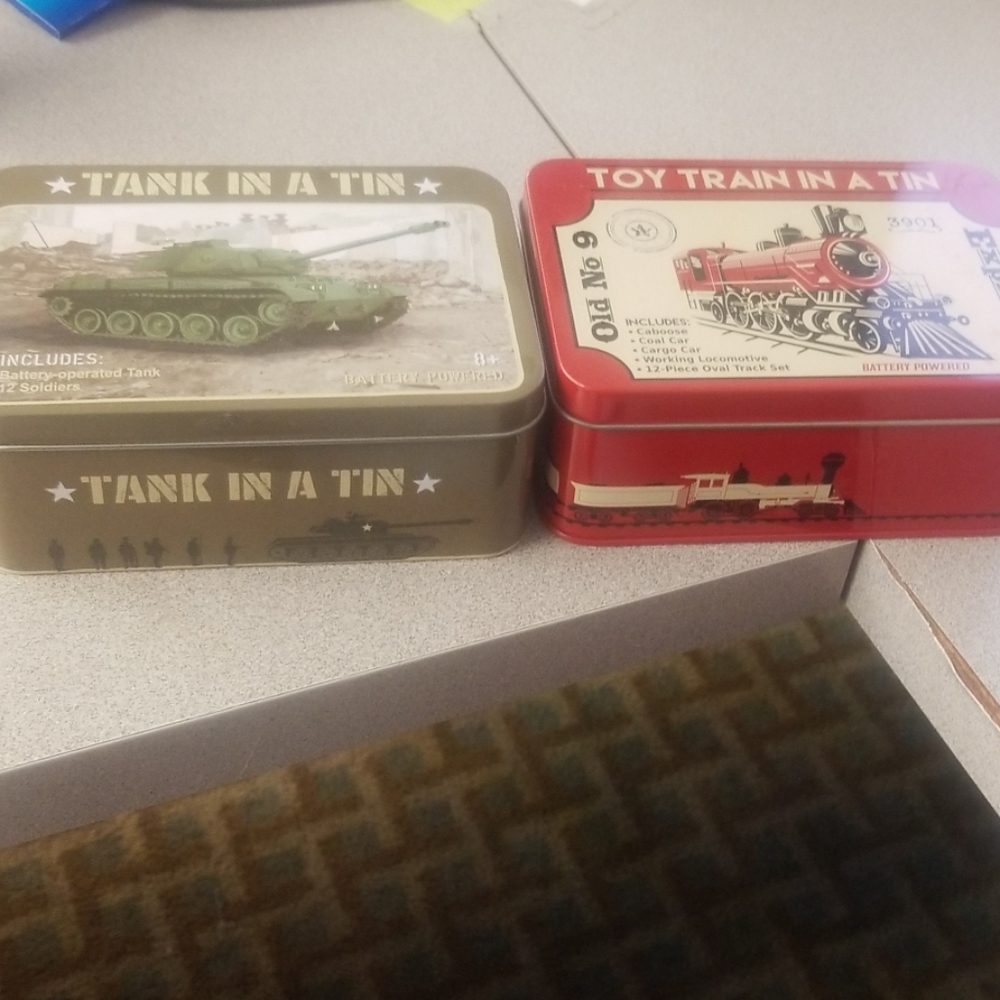 Toys in tins!